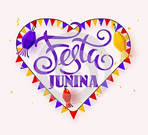 Festa junina background holiday