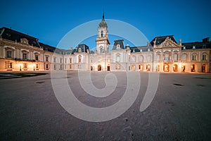 Festetics Castle in Keszthely at night