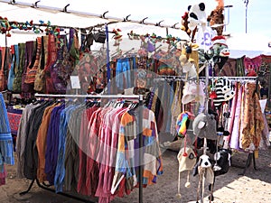 Festival clothes stall photo