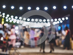 Festival Event outdoor Party Hipster People Blur Background