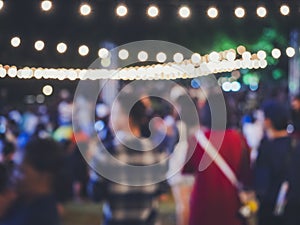 Festival Event outdoor Party Hipster People Blur lighting Background