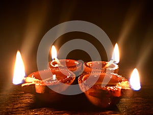 Festival of Lights Diya Lamps Vilakku