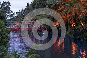 Festival of lights, Pukekura Park, New Plymouth, New Zealand