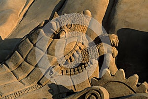 Festival of sand ZEEBRUGGE- BELGIUM photo