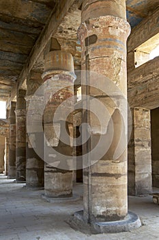 The Festival Temple of Thutmose III at Karnak Temple at Luxor in Egypt.