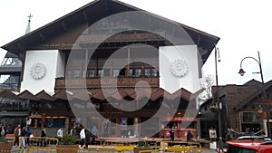 Festivals Palace on Borges de Medeiros Street located in the tourist city of Gramado