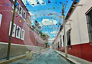Festive Alley in Santa MarÃÂ­a del RÃÂ­o photo