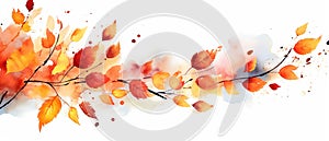 Festive autumn and Happy Thanksgiving decor from pumpkins, berries and leaves. Ai Generated