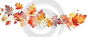 Festive autumn and Happy Thanksgiving decor from pumpkins, berries and leaves. Ai Generated