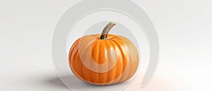 Festive autumn and Happy Thanksgiving decor from pumpkins, berries and leaves. Ai Generated