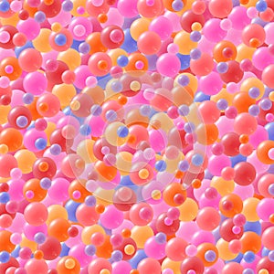 Festive background with brightly colored balloons