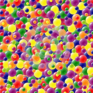 Festive background with brightly colored balloons