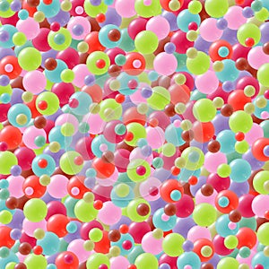 Festive background with brightly colored balloons