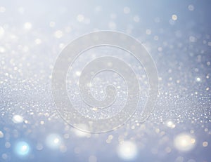 Festive background with sparkles and bokeh. AI