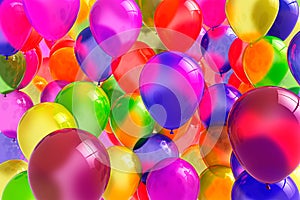 Festive balloons for birthdays and other celebration