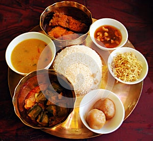 Festive Bengali Lunch