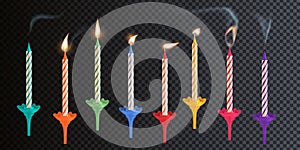 Festive Birthday Candles Set