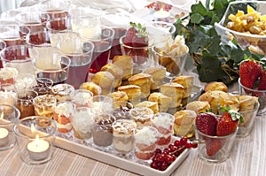 A festive buffet
