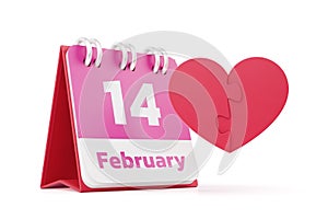 Festive Calendar for February, 14