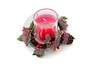 Festive candle