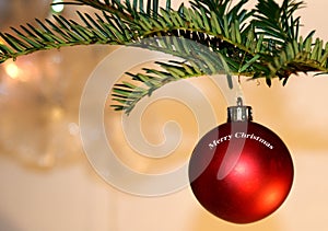 Festive Christmas bauble