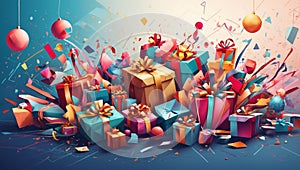 A Festive Christmas Explosion gifts