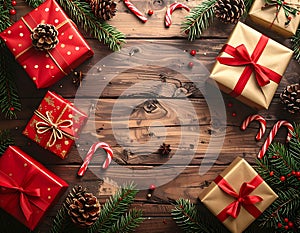 festive christmas fireplace scene generative