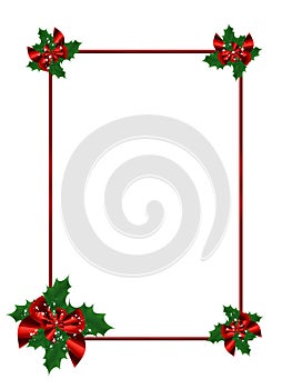 Festive Christmas frame photo