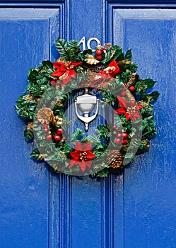 Festive Christmas wreath