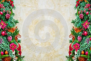 Festive composition, background blank for new year postcard, Christmas,