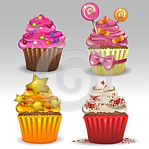 Festive cupcakes