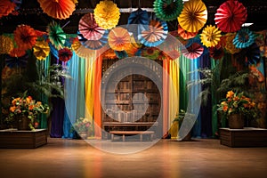 festive dance hall decorations for salsa night