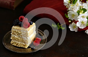 festive dessert cake