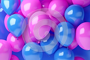 a festive display of colorful balloons floating in the air, creating a joyful atmosphere