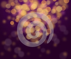 Festive elegant abstract background with bokeh lights