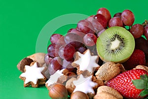 Festive Fruit & Cookies