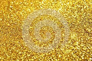 Festive gold glitter background