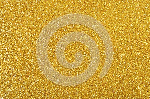 Festive gold sequins background