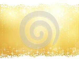 Festive golden background