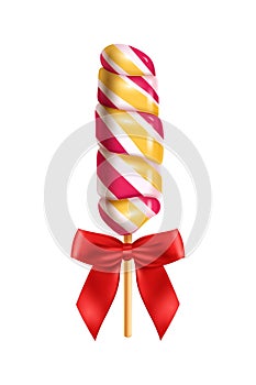 Festive Lollipop Candy Composition