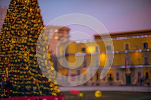 Festive mood in Tirana center