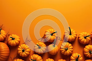 Festive Occasions Find Vibrancy In The Pumpkin Background