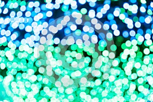 Festive party background with blurred lights.