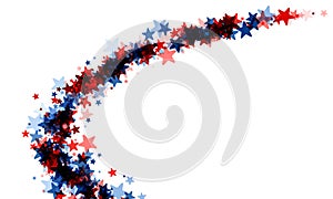 Festive Patriotic Stars Banner