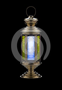 Festive Ramadan Lantern on Black