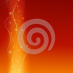 Festive red orange background