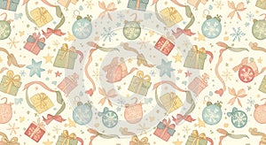 Pastel Christmas Pattern