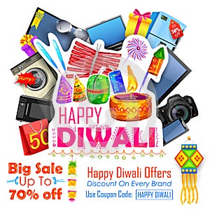 Festive Shopping Offer for Diwali holiday promotion and advertisment photo