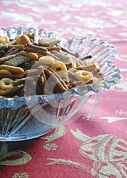 Festive snack mix