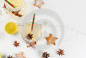 Festive Snowball Cocktail